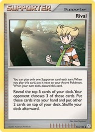 Rival (113/130) - [DP: Base Set] Pokemon Single Pokémon