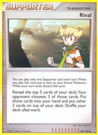 Rival (/132) Reverse Holofoil [DP: Secret Wonders] Pokemon Single Pokémon