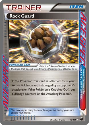 Rock Guard (/116) Holofoil [BW: Plasma Freeze] Pokemon Single Pokémon