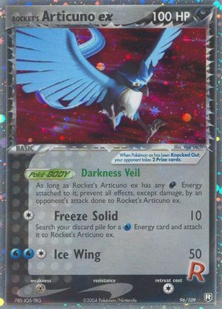 Rocket's Articuno ex (96/109) - [EX: Team Rocket Returns] Pokemon Single Pokémon