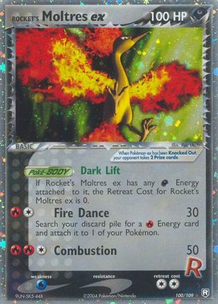 Rocket's Moltres ex (100/109) [EX: Team Rocket Returns] Pokemon Single Pokémon