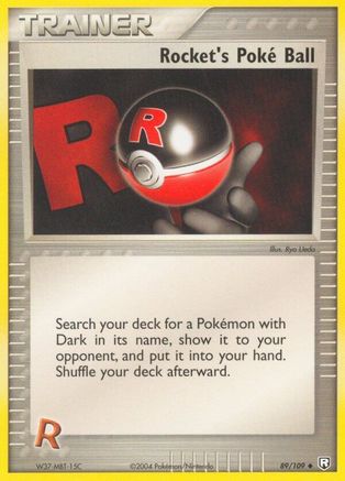 Rocket's Poke Ball (89/109) [Team Rocket Returns] Pokemon Single Pokémon