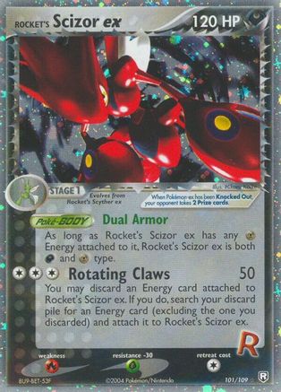 Rocket's Scizor ex (101/109) [EX: Team Rocket Returns] Pokemon Single Pokémon