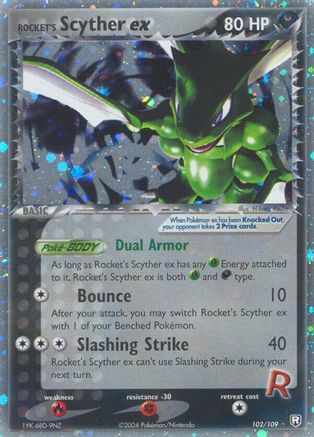 Rocket's Scyther ex (102/109) [EX: Team Rocket Returns] Pokemon Single Pokémon
