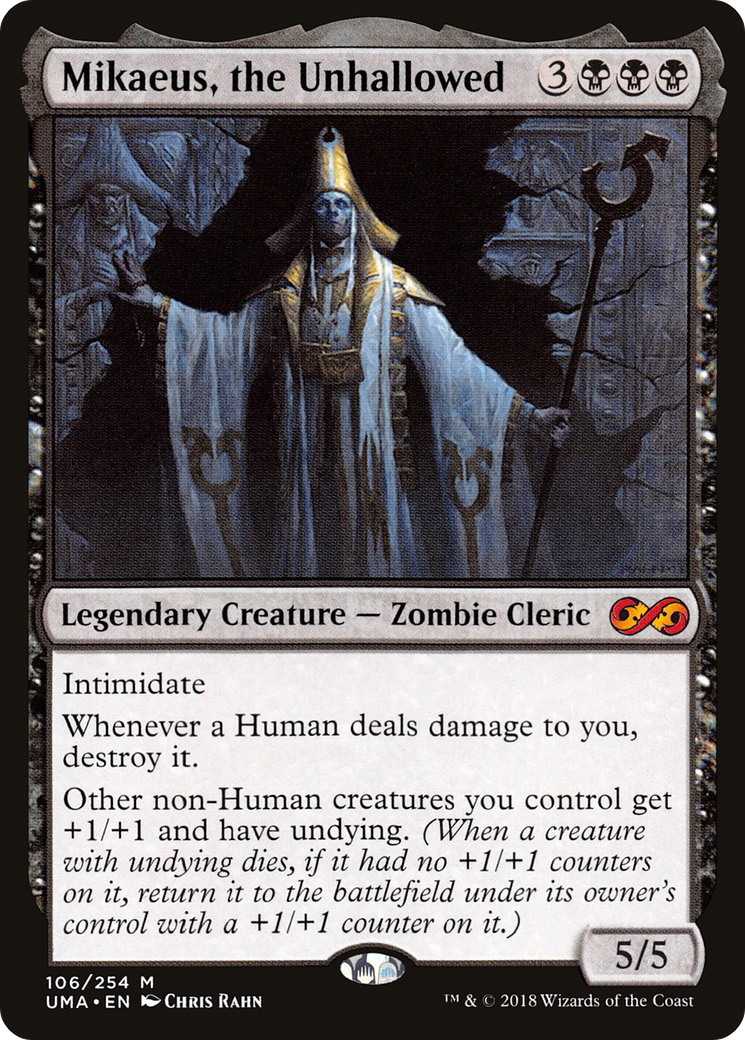 Mikaeus, the Unhallowed (UMA-106) [Ultimate Masters] Foil MTG Single Wizards of the Coast