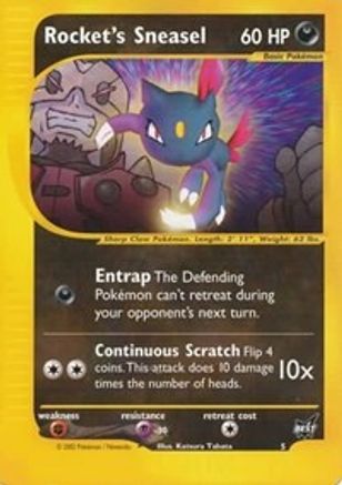 Rocket's Sneasel - 5 (/9) [Promos: Best of Promos] Pokemon Single Pokémon