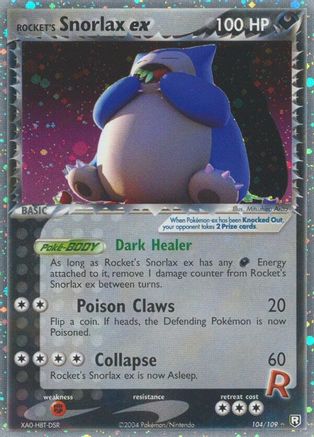 Rocket's Snorlax ex (104/109) [EX: Team Rocket Returns] Pokemon Single Pokémon