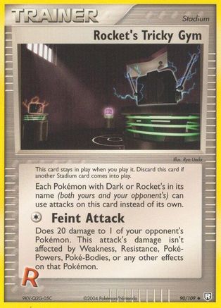 Rocket's Tricky Gym (90/109) Reverse Holofoil [EX: Team Rocket Returns] Pokemon Single Pokémon