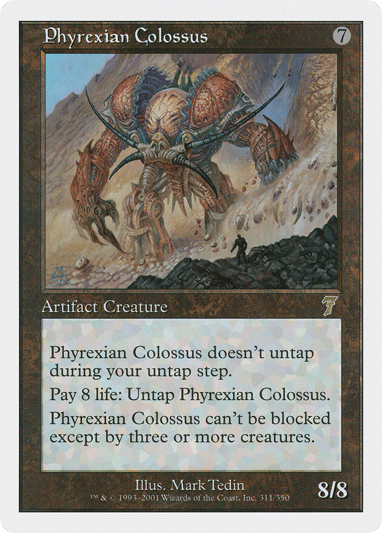 Phyrexian Colossus (7ED-311) [7th Edition] Foil MTG Single Wizards of the Coast