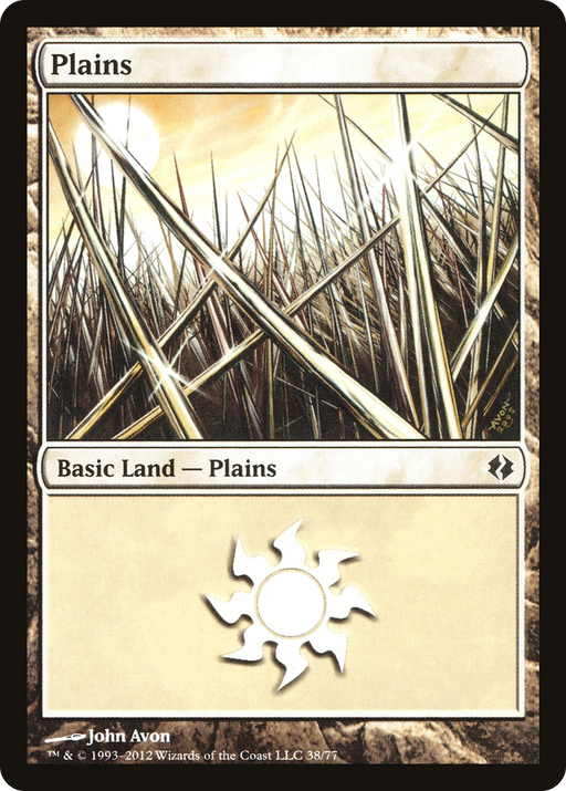 Plains (38) (DDI-038) [Misc] Duel Decks: Venser vs. Koth MTG Single Wizards of the Coast