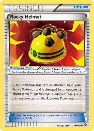 Rocky Helmet (133/149) Reverse Holofoil [BW: Boundaries Crossed] Pokemon Single Pokémon