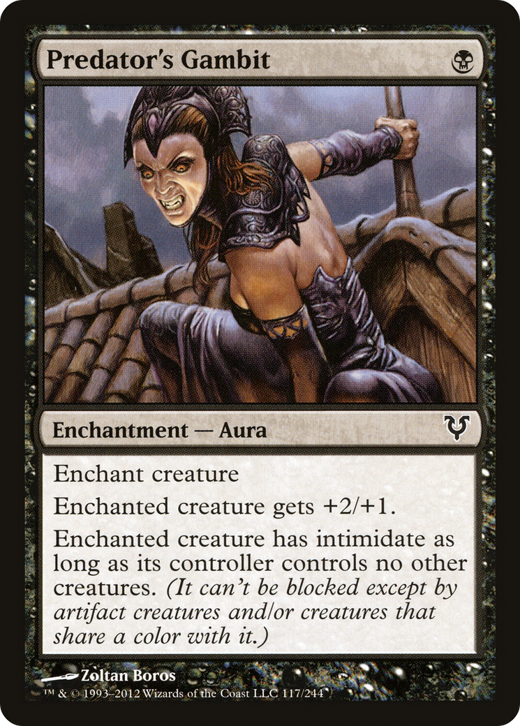 Predator's Gambit (AVR-117) [Avacyn Restored] Foil MTG Single Wizards of the Coast