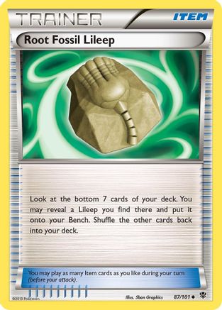 Root Fossil Lileep (/101) Reverse Holofoil [BW: Plasma Blast] Pokemon Single Pokémon