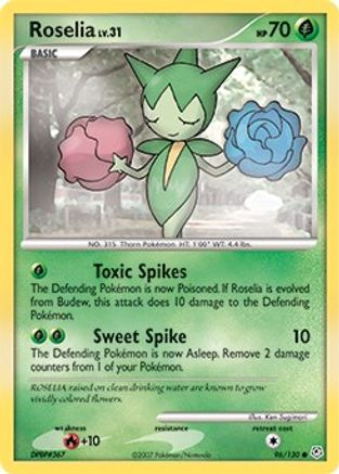 Roselia (96/130) [DP: Base Set] Pokemon Single Pokémon