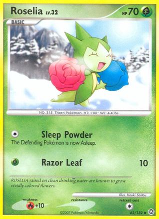 Roselia (/132) [DP: Secret Wonders] Pokemon Single Pokémon