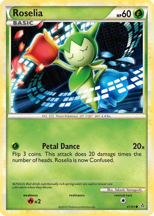Roselia (/95) [HGSS: Unleashed] Pokemon Single Pokémon