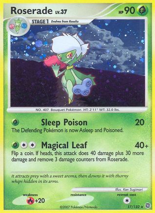 Roserade (/132) Reverse Holofoil [DP: Secret Wonders] Pokemon Single Pokémon