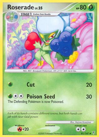 Roserade (/147) Reverse Holofoil [Platinum: Supreme Victors] Pokemon Single Pokémon