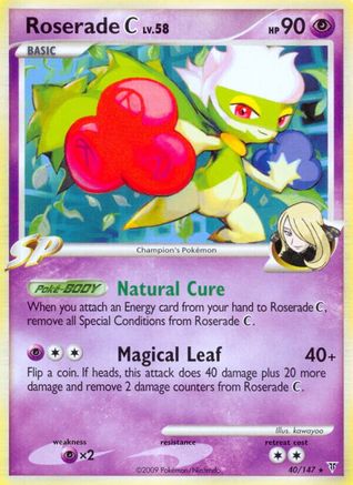 Roserade C (/147) Reverse Holofoil [Platinum: Supreme Victors] Pokemon Single Pokémon