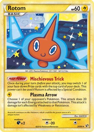 Rotom (/90) [HGSS: Undaunted] Pokemon Single Pokémon