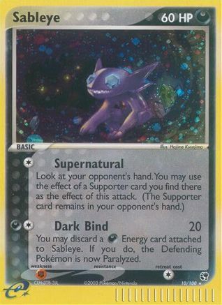 Sableye (/100) Holofoil [EX: Sandstorm] Pokemon Single Pokémon