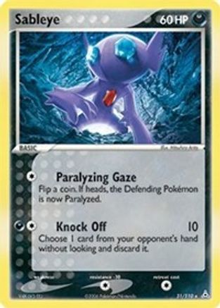 Sableye (/110) Reverse Holofoil [EX: Holon Phantoms] Pokemon Single Pokémon