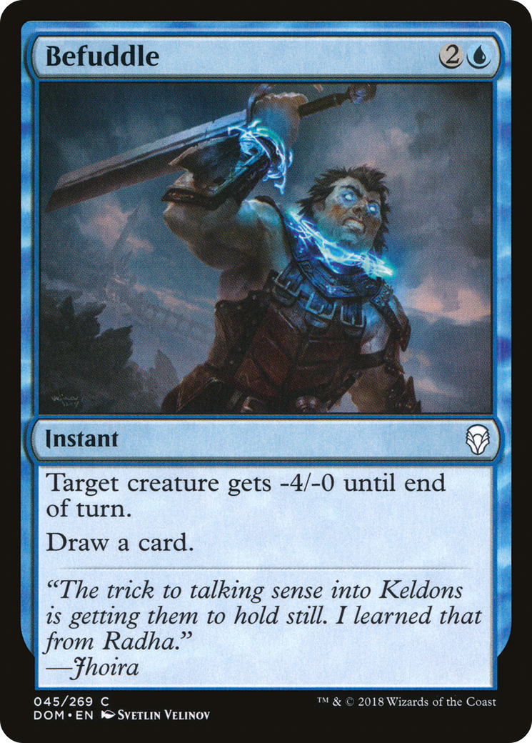 Befuddle (DOM-045) [Dominaria] MTG Single Wizards of the Coast