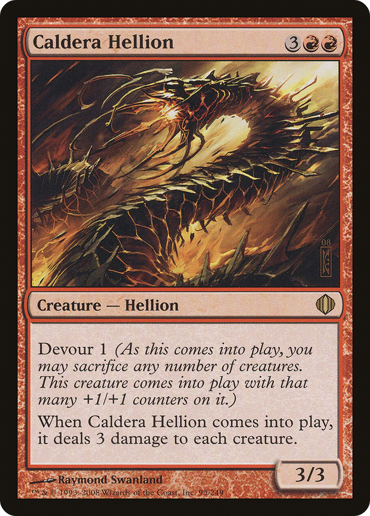 Caldera Hellion (ALA-095) [Shards of Alara] Foil MTG Single Wizards of the Coast