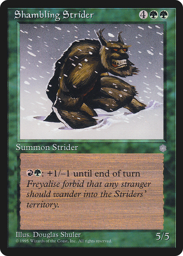 Shambling Strider (ICE-263) [Ice Age] MTG Single Wizards of the Coast