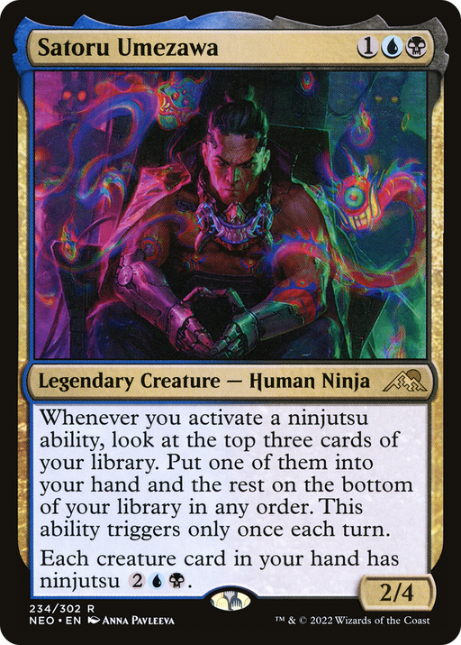 Satoru Umezawa (NEO-234) [Kamigawa: Neon Dynasty] MTG Single Wizards of the Coast