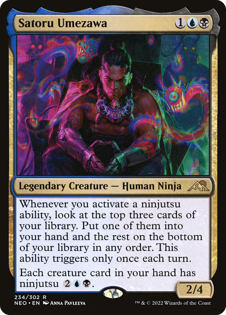 Satoru Umezawa (NEO-234) [Kamigawa: Neon Dynasty] Foil MTG Single Wizards of the Coast