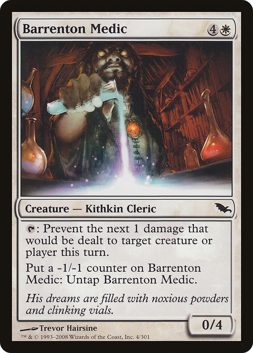 Barrenton Medic (SHM-004) [Shadowmoor] MTG Single Wizards of the Coast