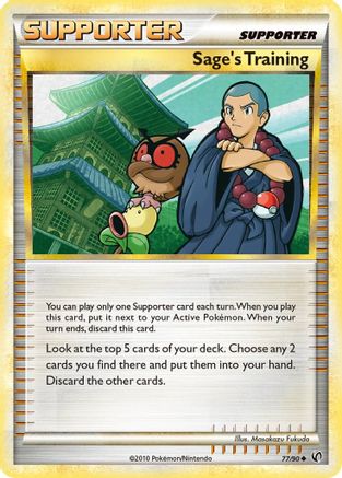 Sage's Training (/90) Reverse Holofoil [Undaunted] Pokemon Single Pokémon