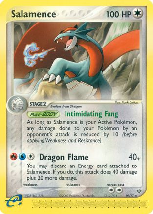 Salamence - 19/97 (19/97) - [EX: Dragon] Pokemon Single Pokémon