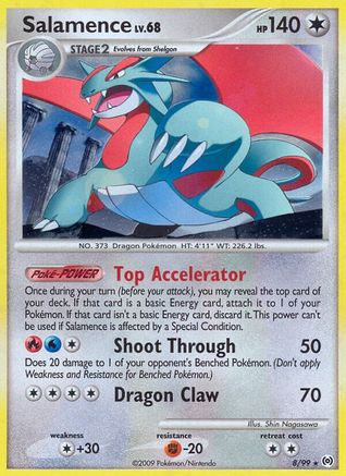 Salamence (8/99) Holofoil [Platinum: Arceus] Pokemon Single Pokémon