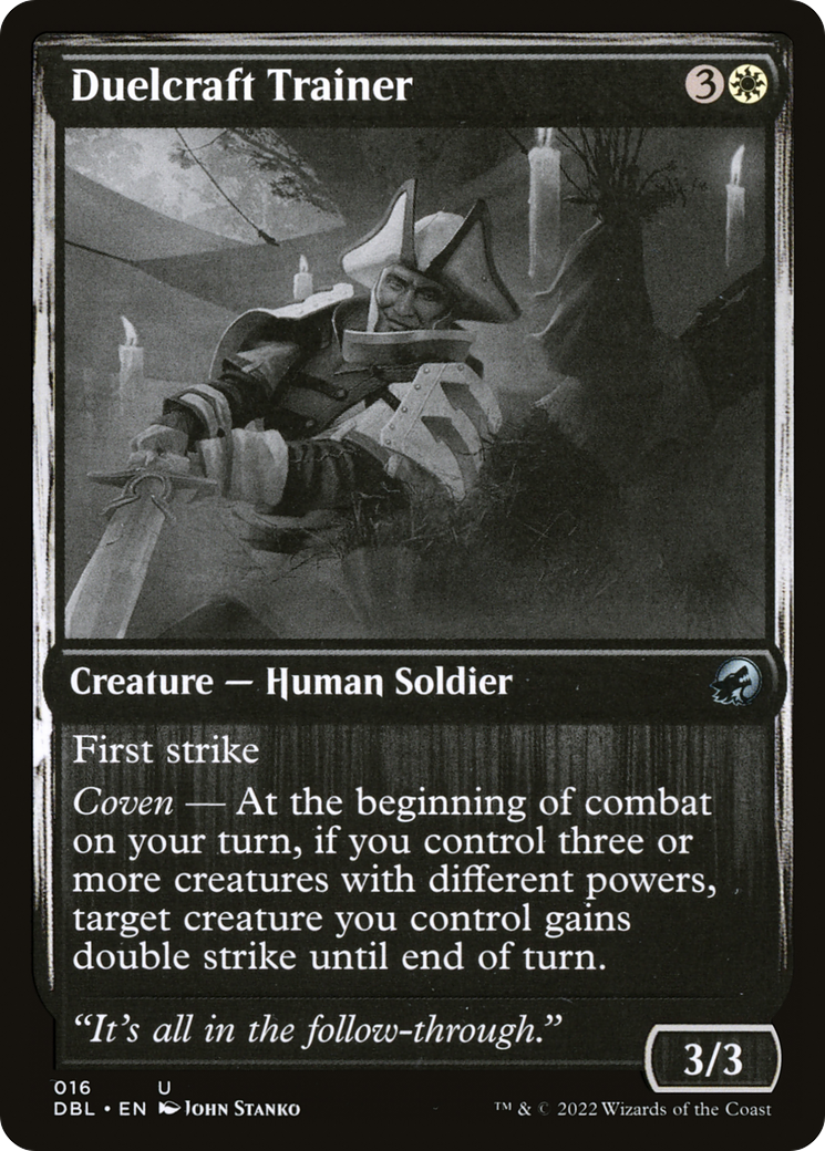 Duelcraft Trainer (DBL-016) [Innistrad: Double Feature] Foil MTG Single Wizards of the Coast