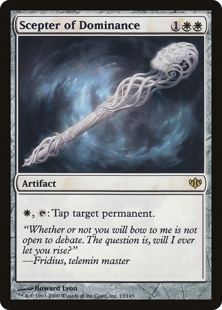 Scepter of Dominance (CON-017) [Conflux] Foil MTG Single Wizards of the Coast