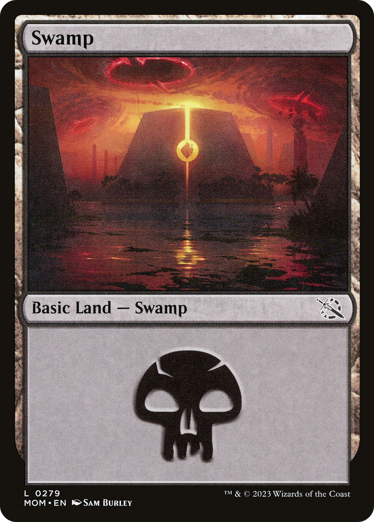 Swamp (MOM-279) [March of the Machine] Foil MTG Single Wizards of the Coast