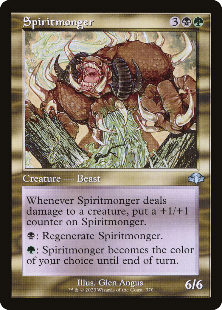 Spiritmonger (DMR-370) [Dominaria Remastered] Foil MTG Single Wizards of the Coast