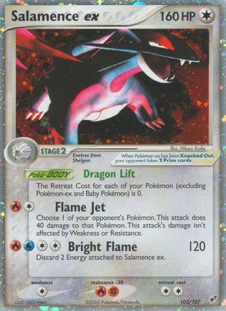 Salamence ex (/107) [EX: Deoxys] Pokemon Single Pokémon