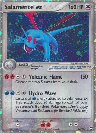 Salamence ex 96/108 Holofoil [EX: Power Keepers] Pokemon Single Pokémon