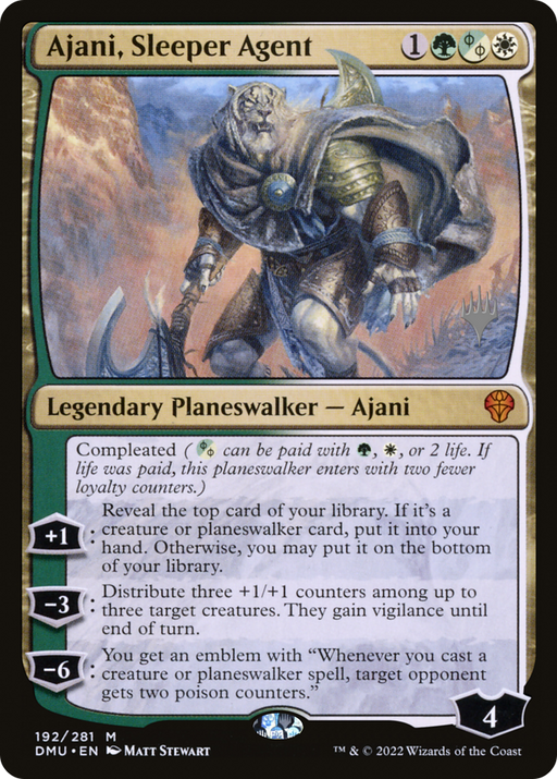 Ajani, Sleeper Agent (PPDMU-192) [Dominaria United Promos] MTG Single Wizards of the Coast
