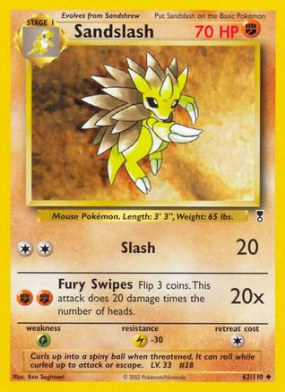 Sandslash (/110) Reverse Holofoil [Vintage: Legendary Collection] Pokemon Single Pokémon