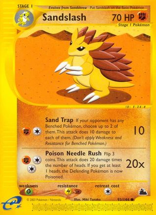 Sandslash (/144) Reverse Holofoil [Vintage: Skyridge] Pokemon Single Pokémon