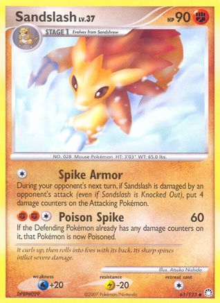 Sandslash (/123) Reverse Holofoil [Mysterious Treasures] Pokemon Single Pokémon