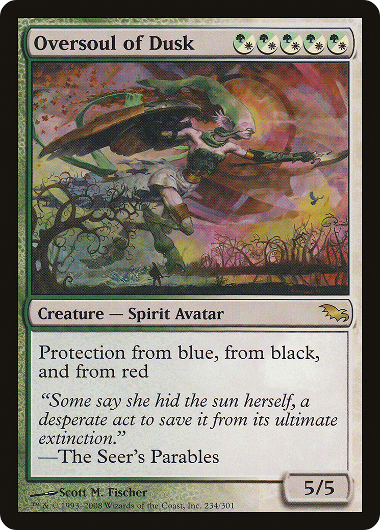 Oversoul of Dusk (SHM-234) [Shadowmoor] MTG Single Wizards of the Coast