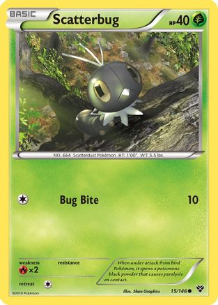Scatterbug (/146) [XY: Base Set] Pokemon Single Pokémon