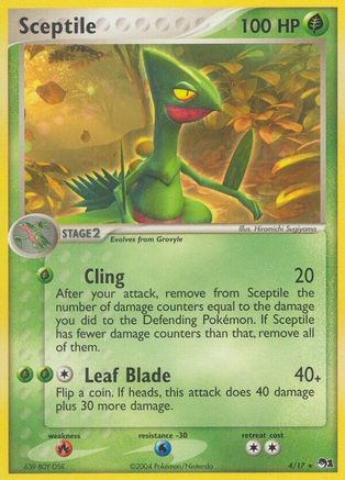 Sceptile (/17) [Promos: POP Series 1] Pokemon Single Pokémon