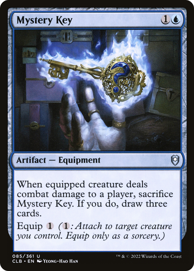 Mystery Key (CLB-085) [Commander Legends: Battle for Baldur's Gate] MTG Single Wizards of the Coast