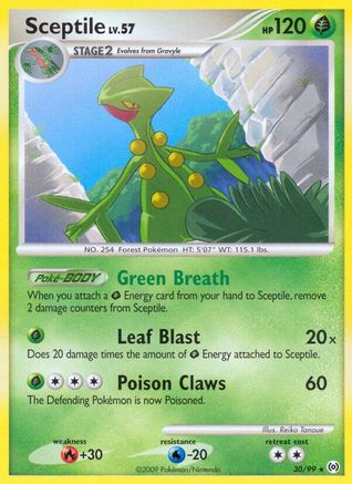Sceptile (30/99) [Platinum: Arceus] Pokemon Single Pokémon
